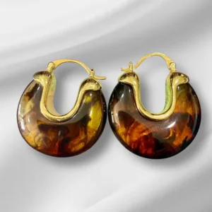 Aros-chapados-en-oro-carey-trapos-y-tacos